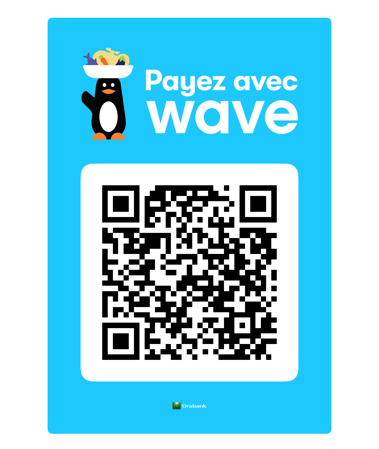 QR code de paiement Wave D.A Group Technology